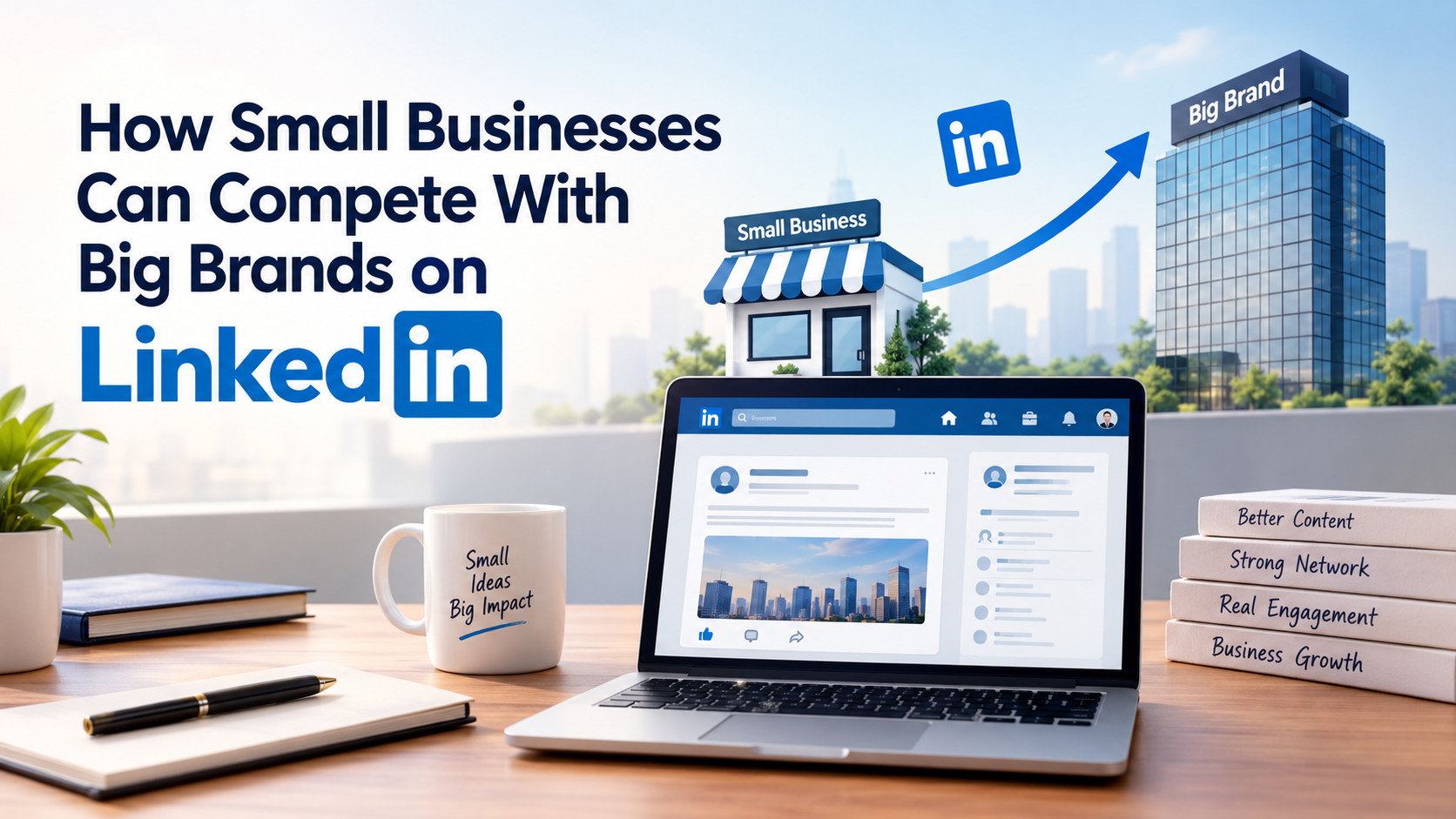 Small Businesses on LinkedIn: How to Compete With Big Brands