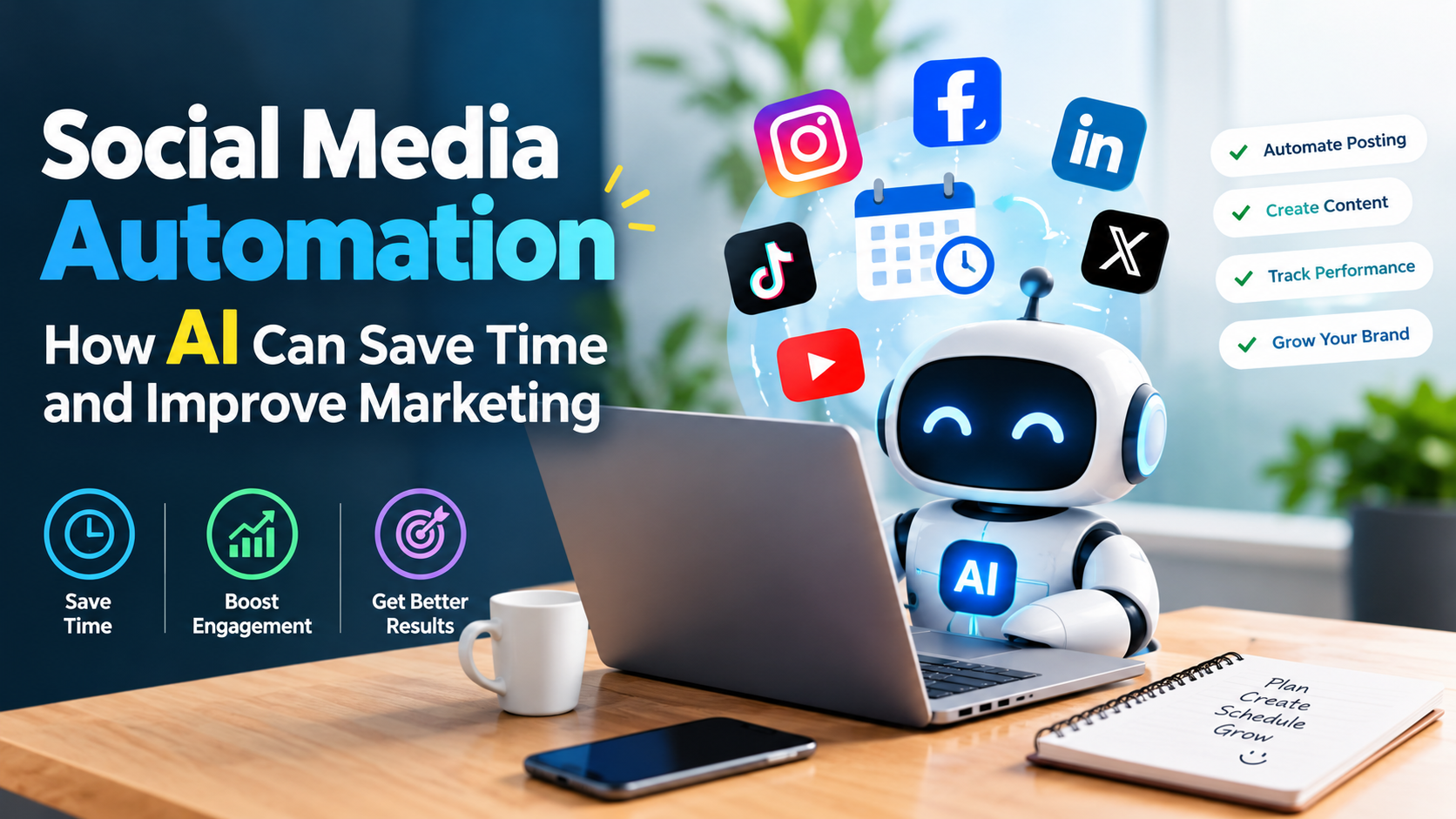 Social Media Automation: How AI Can Save Time and Improve Marketing