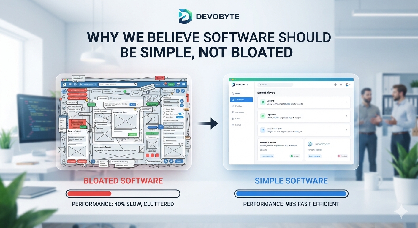 Why We Believe Software Should Be Simple, Not Bloated